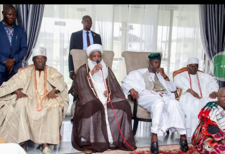 Olor’ogun Sonny Kuku Receives The Sultan of Sokoto As He Pays a Condolence Visit To Ijebuland