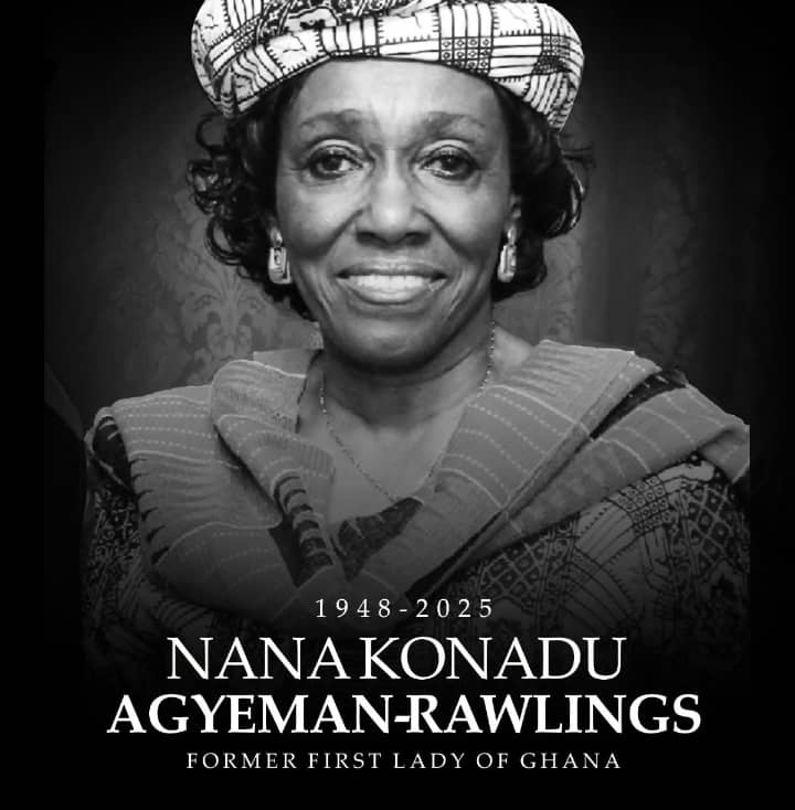 BREAKING: Former Ghanaian First Lady Nana Konadu Agyeman-Rawlings Reportedly Dead