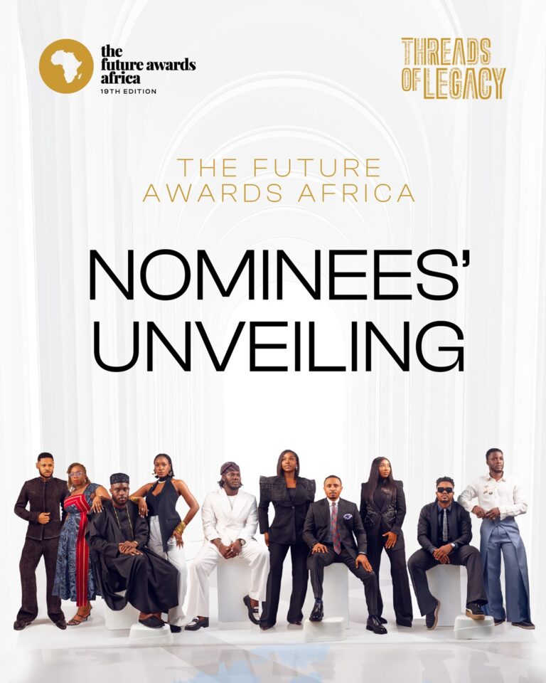 The Future Awards Africa unveils 2025 nominees — Rasheedat Ajibade, Tomike Adeoye, Uzo Njoku, and more (Full List)