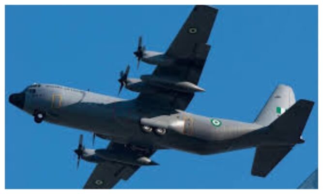 NAF Hercules C-130 Departs Burkina Faso En Route to Portugal