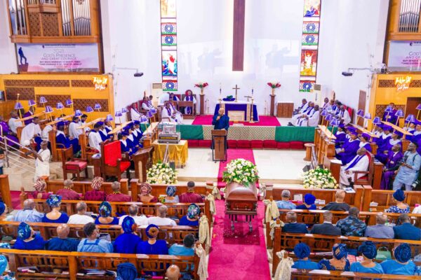 Osinbajo, Saraki, Sanwo-Olu, Others Attend Funeral of Segun Awolowo in Lagos