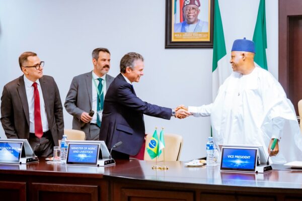 Nigeria, Brazil Begin Implementation of Agro-Trade Partnership, Says Shettima