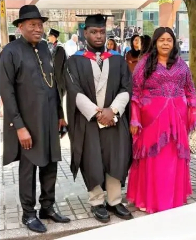 Jonathan Celebrates Son’s Graduation from UK University
